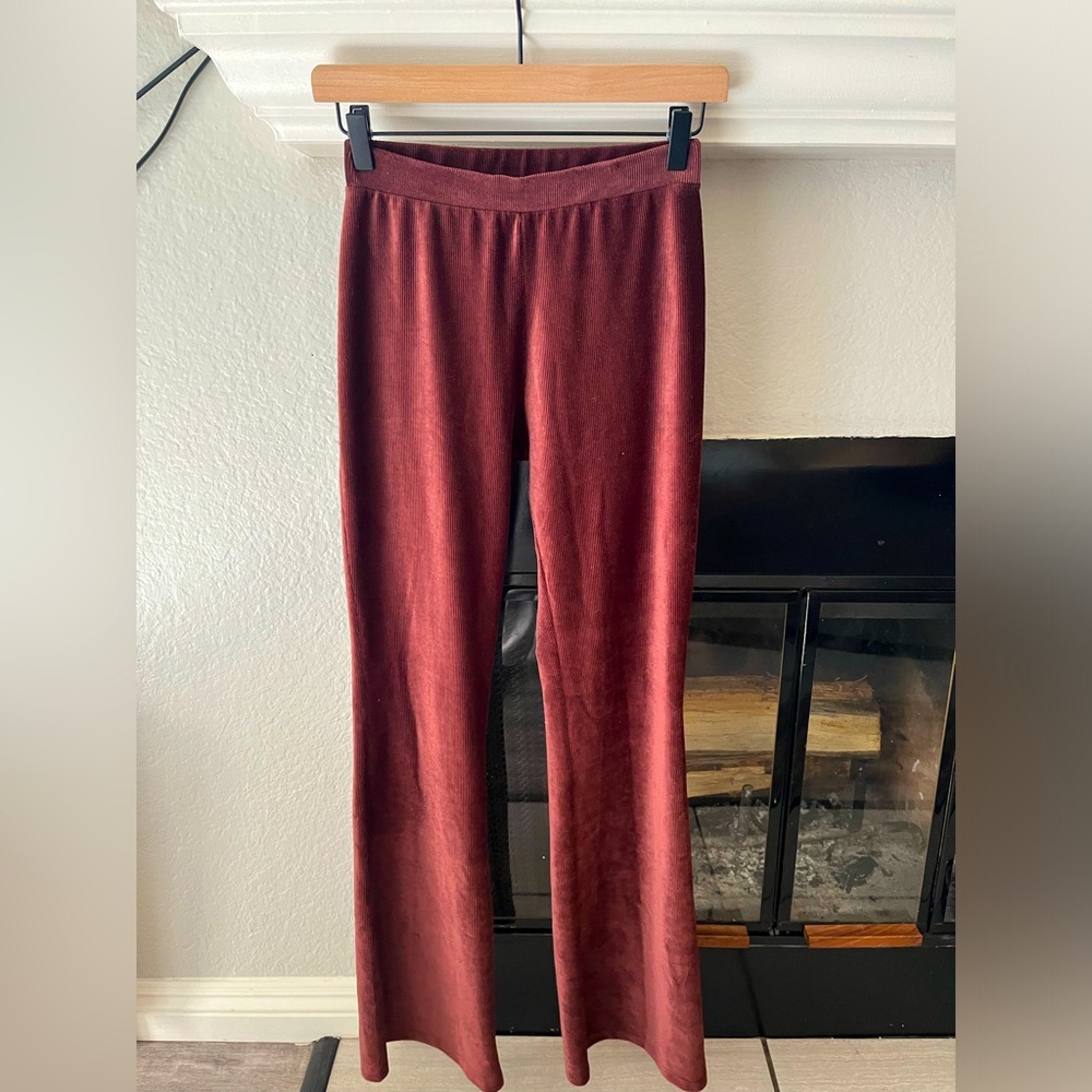 RSQ velvet flare pants